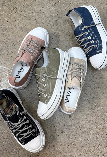 sage low top sneaker