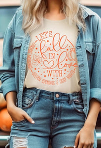Let's Fall in Love Graphic Tee