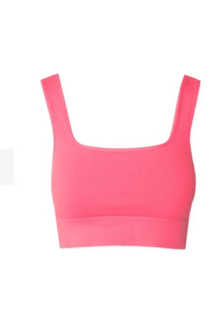 Womens pink crop top