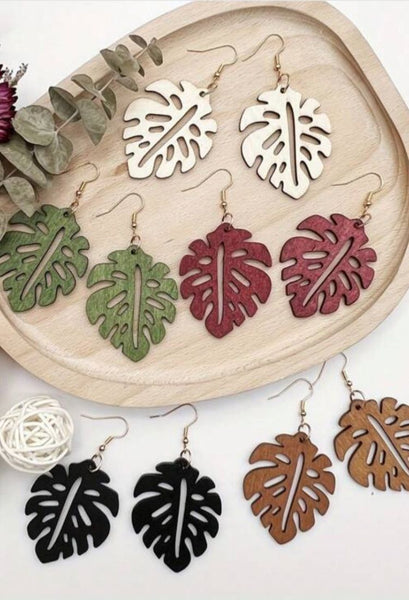 Boho Leaf Earrings