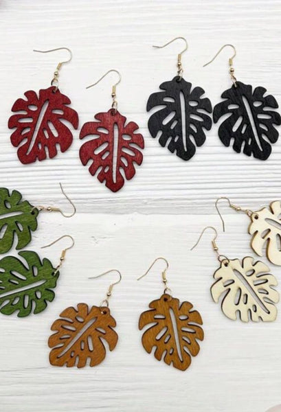 Boho Leaf Earrings