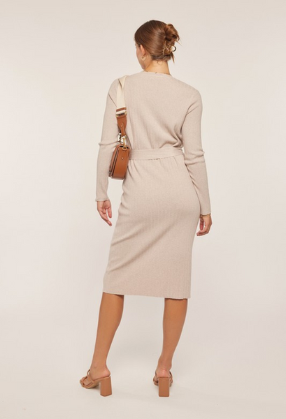 Tiffany Ribbed Sweater Dress