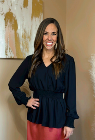 Bethany Black Blouse 