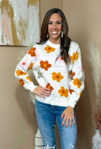 Sweet Flower Sweater