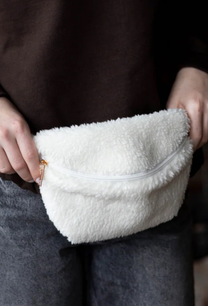 Cream Boucle Bag