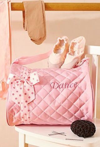 light pink dance duffle bag