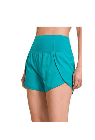 Zara Teal shorts for women