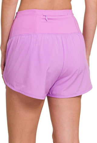 Zara Mauve shorts for women