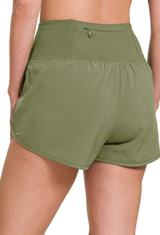 Olive shorts