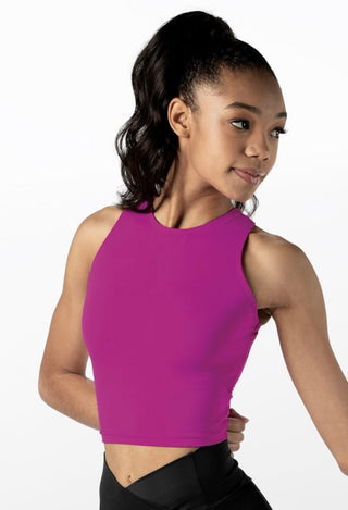 Plum crop top