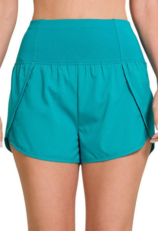 Teal shorts