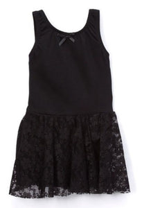 Black Lace Dance Dress