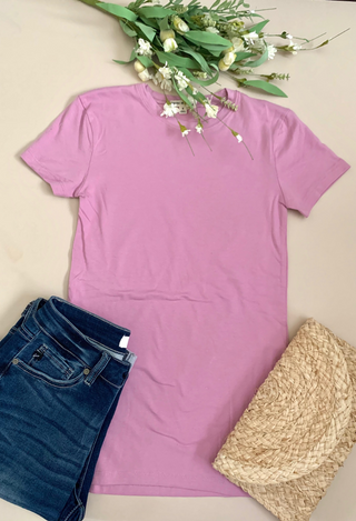 lavender mauve tee