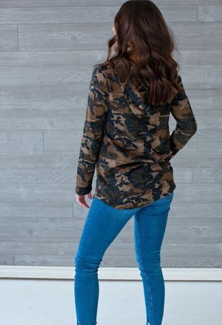 camo hoodie back view