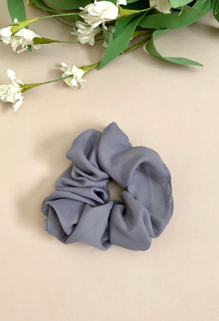 denim scrunchie