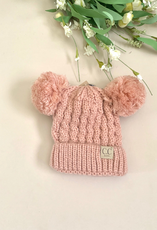 pink pom hat