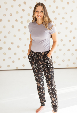 Animal Lover Joggers with grey tee