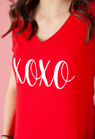 XOXO Red graphic tee