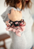 Black Floral & Mauve Bunny Set
