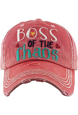 Boss of the Chaos Hat in rose