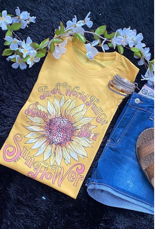 Yellow Sunflower Tee