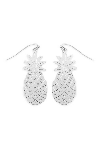 Pineapple Earrings in silver
