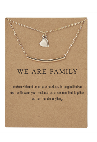 We are Family Necklace