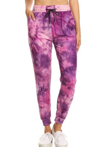 Tie Dye Jogger Pink Mix