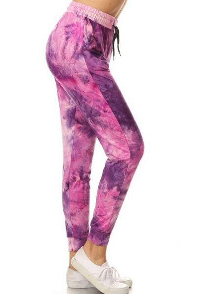 Tie Dye Jogger Pink Mix