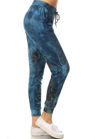 Tie Dye Jogger Blue Mix