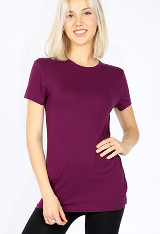 Essential Tee plum