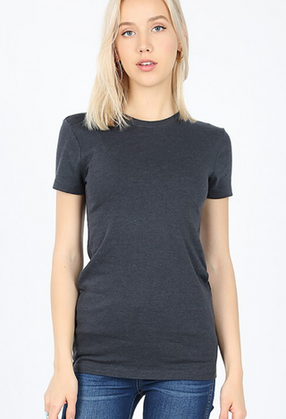 Essential Tee charcoal
