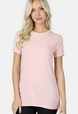 Essential Tee in baby pink