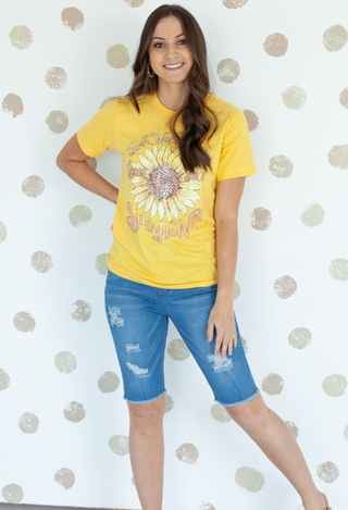 Sunflower Tee in yellow