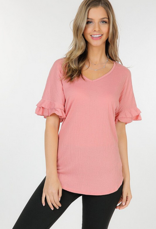 Girls Day out Top in dusty pink