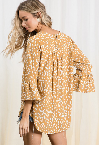 Geo Dressy Blouse back view