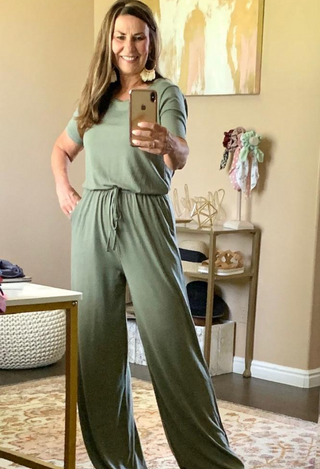 Modern Jumpsuit in olive