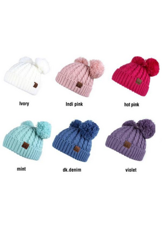 kids pom hat
