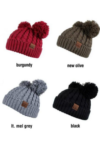 kids pom hat