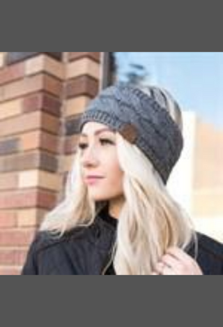 C.C. Headwrap dk grey