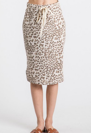 Animal Instinct Skirt Mocha
