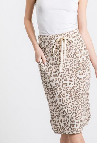 Animal Instinct Skirt Mocha