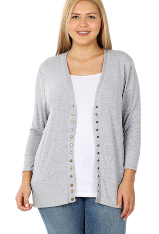 perfect sweater lt grey plus size