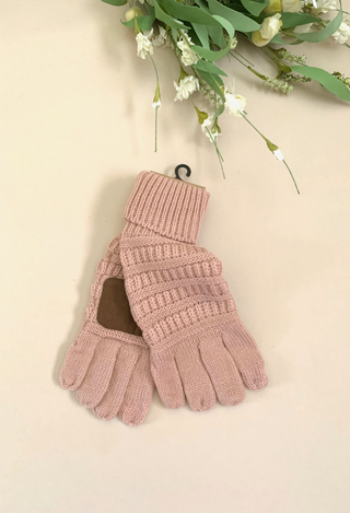 indi pink gloves