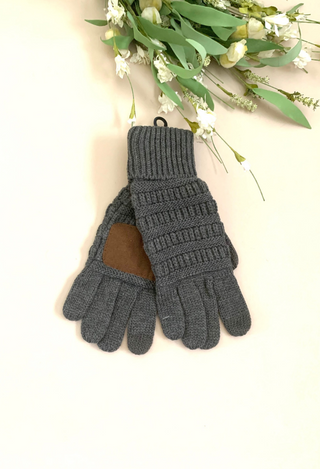 C.C. Dark grey gloves