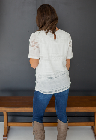 Lace & Love Top back view