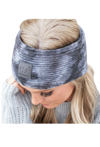 C.C Tie Dye Headwrap grey