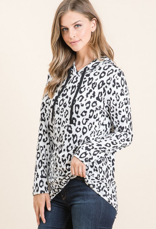 Animal Print Hoodie