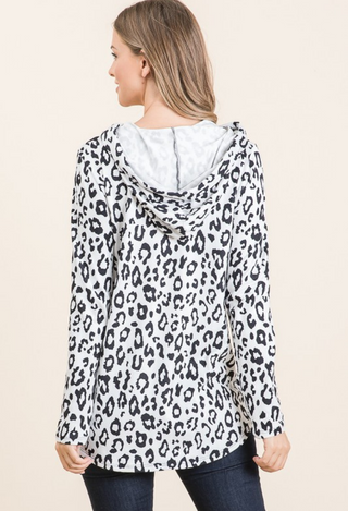 Animal Print Hoodie