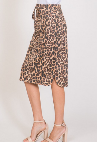Leopard Skirt side view